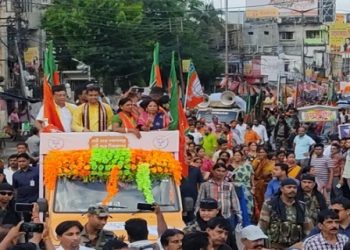 BJP organised victory rally