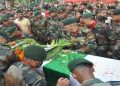 Martyrs of Manipur Landslide were paid final adieu at Assam Rifles