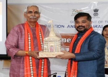 ICA Minister Sushanta Choudhury inaugurates media workshop