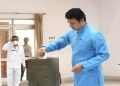 Voting for Rajya Sabha polls underway at Tripura Legislative Assembly on 31.03.22