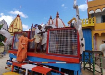 Preparation for Ratha Jatra at Jagannath Bari