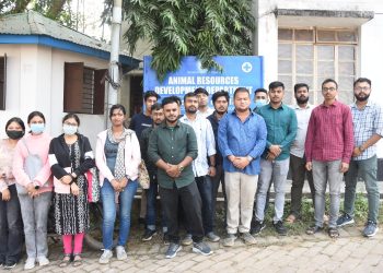 Protest against Animal Resource Development Department