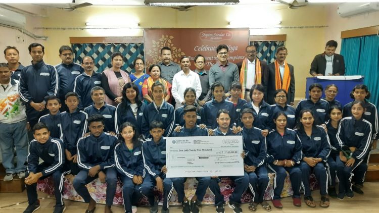 Shyam Sundar Co Jewellers celebrating YOGA and Presenting Champions