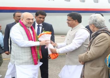 Minister of home affairs of India Amit Shah arrived in state visit