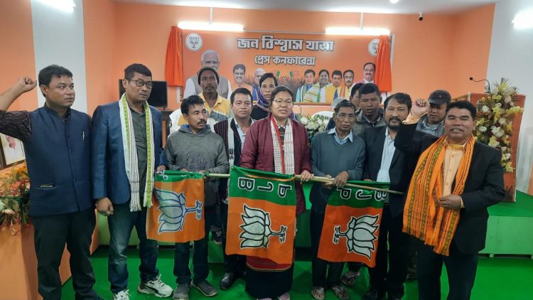 Joining programme held at BJP election office