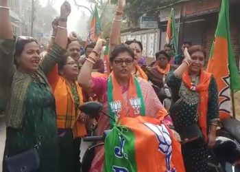 BJP organizes bike rally