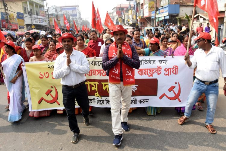 Left Front called for the formation of the eighth government by submitting nomination papers