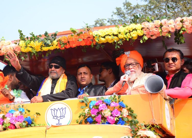 Mithun Chakraborty campaign for BJP