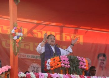 Left Front and Congress have joined forces not for the welfare of the people but for survival in Tripura: J P Nadda