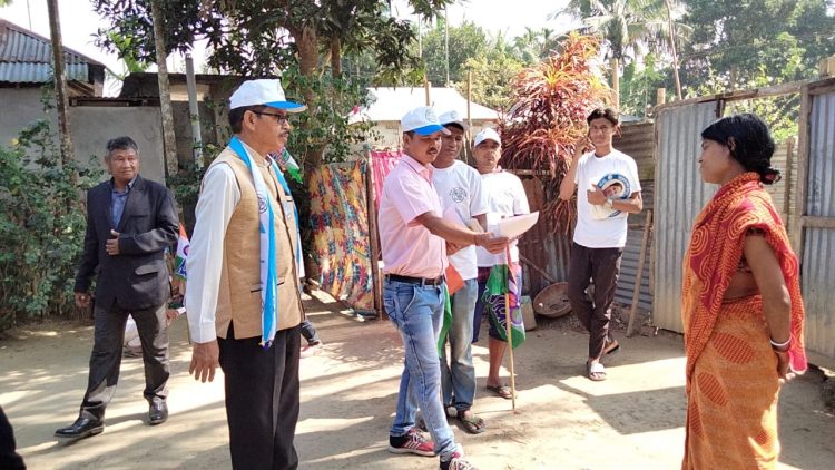 Election campaign of Trinamool Congress candidates across the state