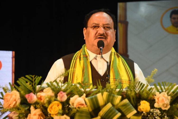 Unnata Tripura Shrestha Tripura Sankalp Patra 2023 unveiled by JP Nadda