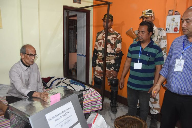 Tripura poll: door-to-door polling of above 80 and disabled voters