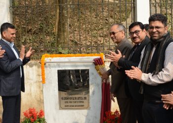 CJ laid foundation stone of sports arena