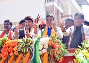 Chief Minister on his last day of campaigning