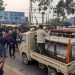 Left Front and Congress paid their last respects by withdrawing the protest after a long four hours