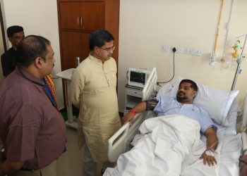 All the cabinet ministers went to visit Sushanta Choudhury