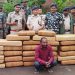 350 kg of ganja seized