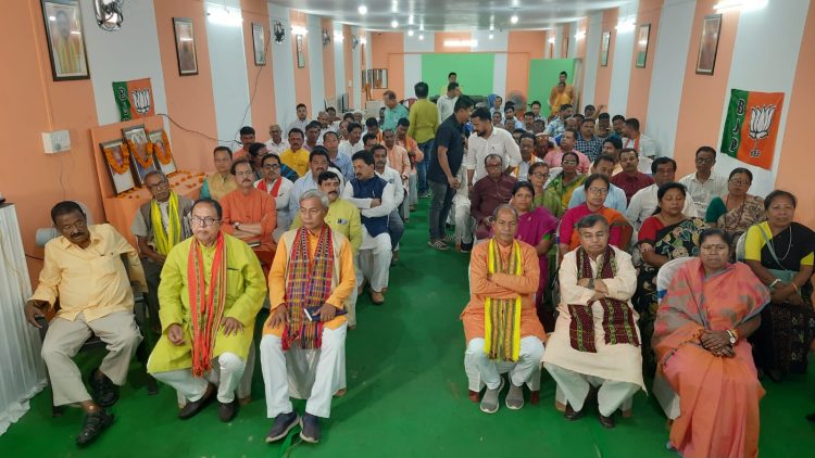 BJP’s preparatory meeting for the oath taking ceremony