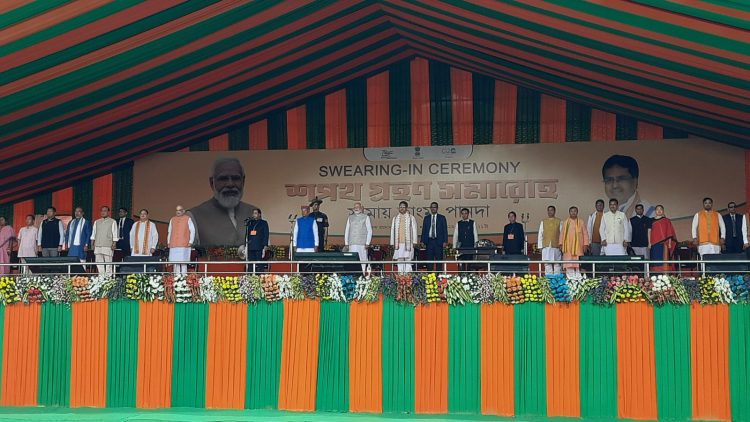 In the presence of Prime Minister Modi, Shah, Nadda took oath as Chief Minister in Tripura