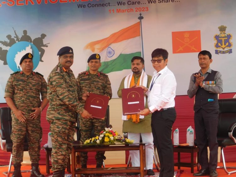 INDIAN ARMY SIGNS MEMORANDUM OF AGREEMENT WITH AGARTALA GOVT MEDICAL COLLEGE & GBP HOSPITAL