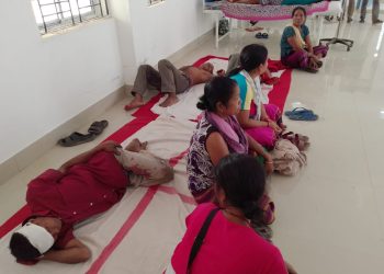 Dangerous clash betw­een BJP and Tipra Mo­tha In Ampi. ​