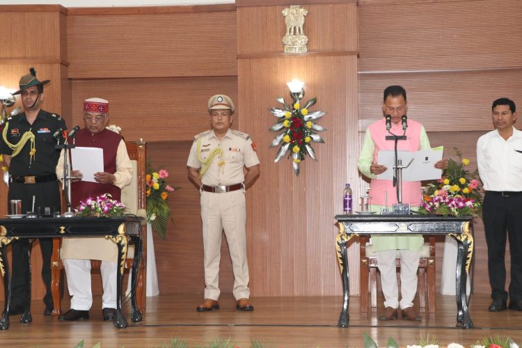 Protem Speaker took oath