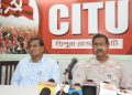 An important press conference organized by the Trade Union Center of India CITU Tripura State Committee