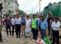 AMC Mayor Deepak Majumber visits Akhaura area