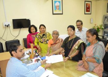 Deputation to the Director of Elimentory Education on behalf of Tripura Mid Day Meal Union.