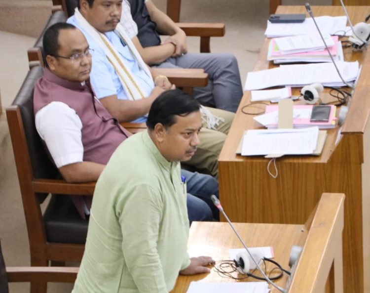 Ramprasad Pal take position as Deputy Speaker