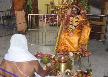 Kumari Puja performed on astomi of Basanti Puja