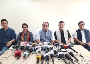 Animesh Debbarma holds press conference after returning from Guwahati