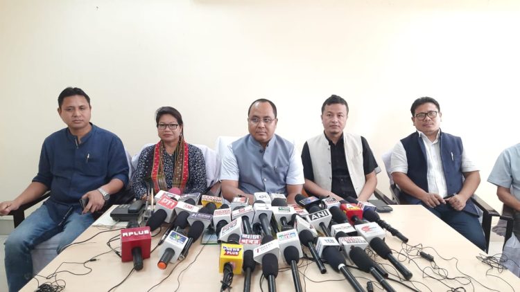 Animesh Debbarma holds press conference after returning from Guwahati