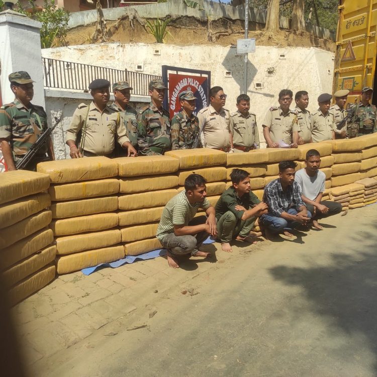 Illegal cannabis seized worth more than crores: Arrested 4