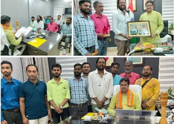 Web Media forum deligates meet with Chief Minister Dr. Manik Saha