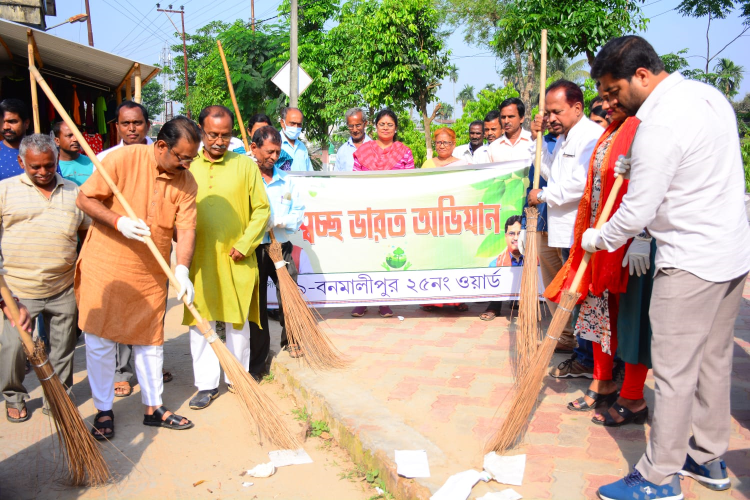 Swachh Bharat and tree plantation as part of Social Justice Week programme