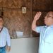 The opposition leader visited the areas affected by natural disasters