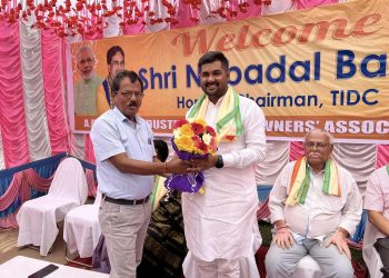 The chairman visited the industrial area