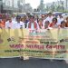 A colourful procession was organized in the spirit of folk culture,