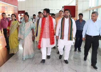 Shri G Kishan Reddy, Minister of North Eastern Region Development and Tourism and Culture Department of the Central Government came to the state on Monday 10th April