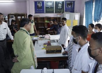 Chief Minister Prof. Dr. Manik Saha visited the IGM Hospital