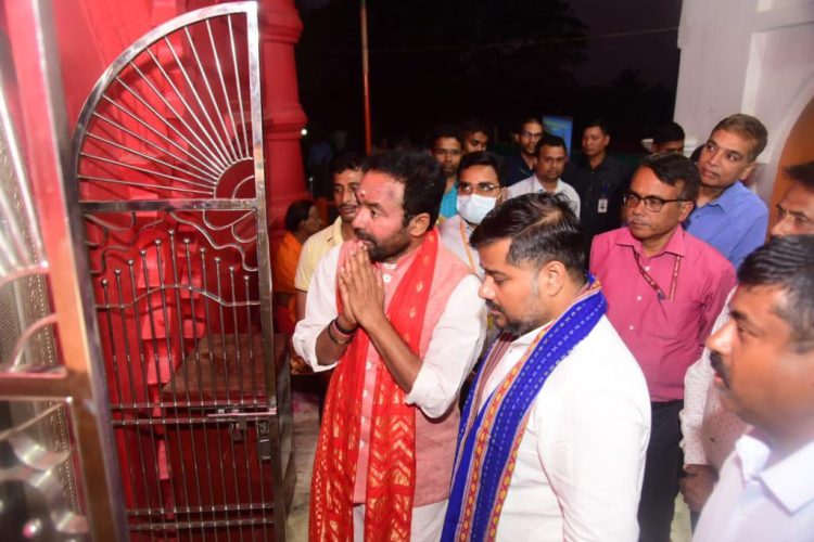 Union Tourism Minister came on a two-day visit to Tripura