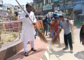 BJP held Swacch Bharat Abhijan at Town Bordowali, Ward no 20