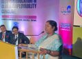 Monday, Union Minister of State Pratima Bhowmik participated in the ‘North-East Security Education and Global Employability Conclave