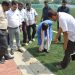 Sports Minister Tingku Roy Football Association members visited the Umakanta Maidan