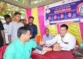 Wednesday, April 12, a health camp was organized at Radhanagar village under the initiative of Bhartiya Janata Party