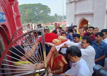 On Saturday 15th April, the Chief Minister of this state Prof. Dr. Manik Saha performed puja at Udaipur Tripureshwari Maa Temple