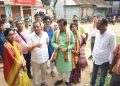 Mayor Mr. Deepak Majumdar visited the market and pond
