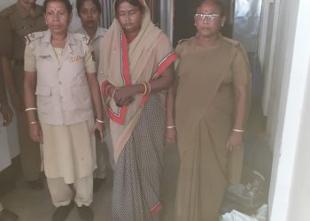 A woman was arrested