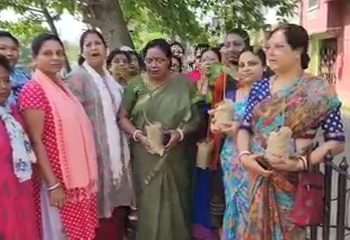 7th April, tree plantation was done on the Lal Bahadur Dighi